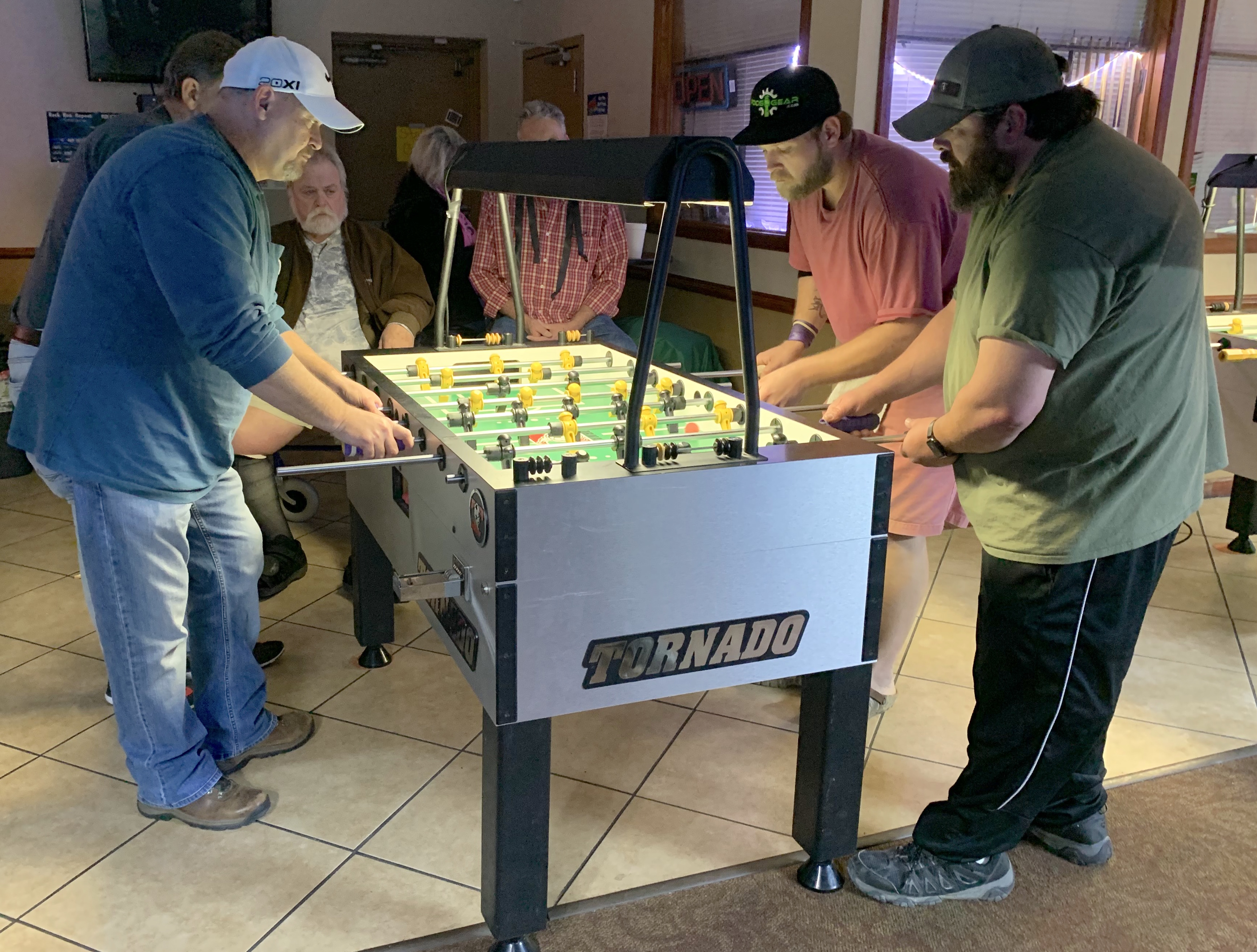 Pictured is players of the top two finishing teams of open DYP at the 2020 North Alabama Open tournament-Al Widok & Nick Peterson were undefeated while Steve Dodgen & David Burnett were runner up.