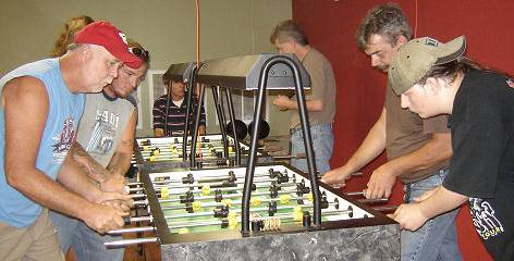 Jeff Robinson & partner vrs. Winfred Seay & Nathan Hestla during a tournament played in Cullman.