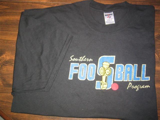 Southern Foosball Program TeeShirt-Black.