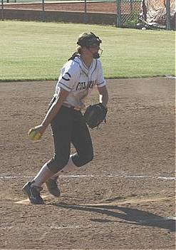 Claire Jenkins pictured during competition at 6A Area Tournament play in Hartselle-2015.