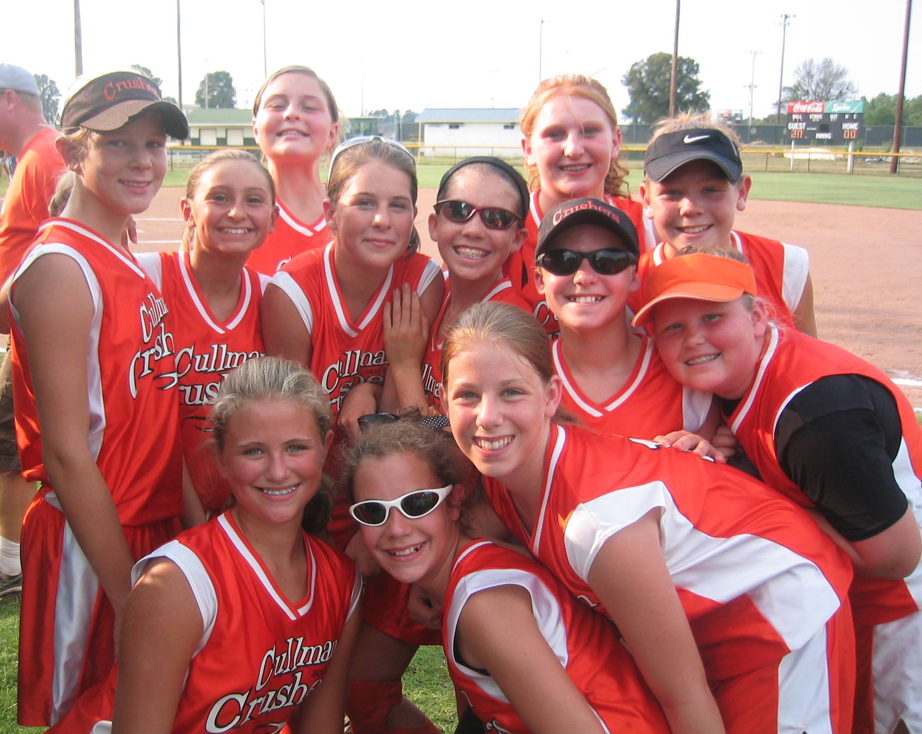 Pictured is the 2006 Cullman Crushers '94 team while at a tournament in Athens,AL. where the team finished 2nd place.(255KB)